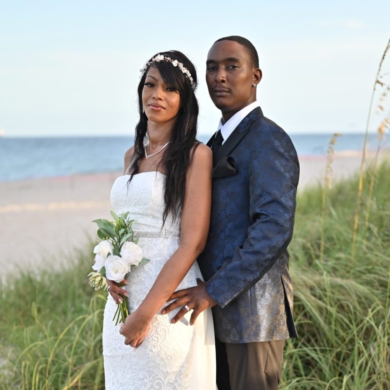 A new family celebrating together after their wedding officiated by Iris Ramil from Wedding Day Romance