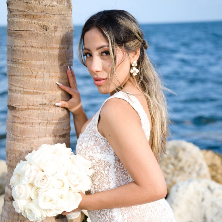 Bride at Matheson Hammocks Park